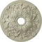 Ekena Millwork Jamie Ceiling Medallion (Fits Canopies up to 3 7/8"), 23 5/8"OD x 3 7/8"ID x 2 1/8"P, Clear Yellow CM23JACYF - alternate 1